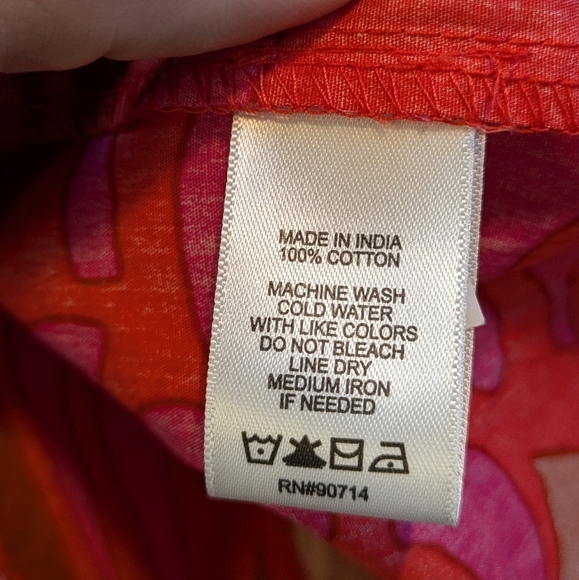 Pink Printed Puff Sleeve Maxi Dress V-neck Empire waist full Skirt NWT Size XS - Picture 7 of 7